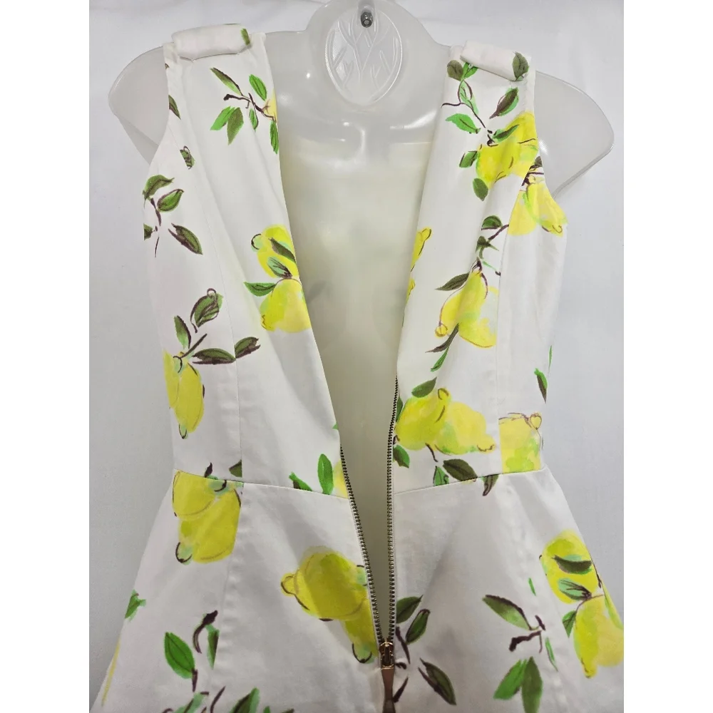 Kate Spade Thalia Peplum Top In Lyric Lemon